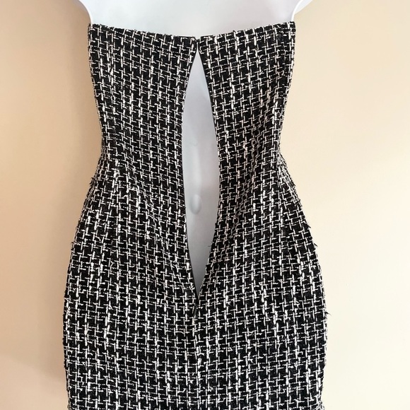 NBD | Revolve Isadora Strapless Tweed Mini Dress Brooklyn NWT Size L - Picture 8 of 11